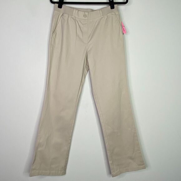 Izod Other - New IZOD Knit Waist Stretch School Uniform Pants Girls Size 14.5 Plus